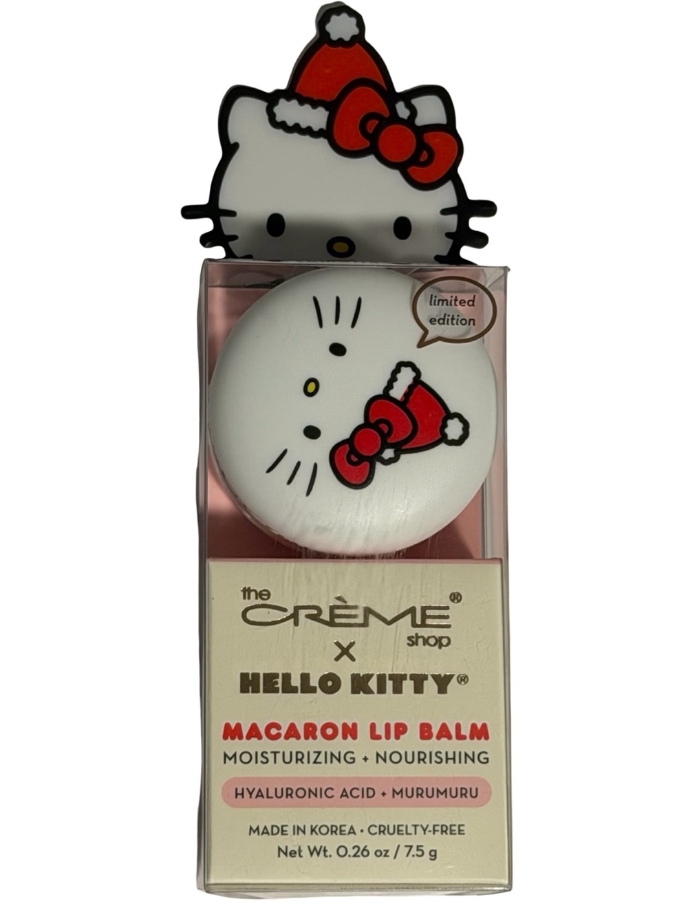 The Crème Shop x Hello Kitty Macaron Lip Balm Limited Edition